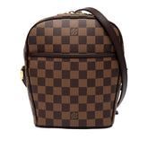 ルイ ヴィトン ダミエ イパネマPM 斜め掛け ショルダーバッグ N51294 ブラウン PVC レザー レディース LOUIS VUITTON 【中古】